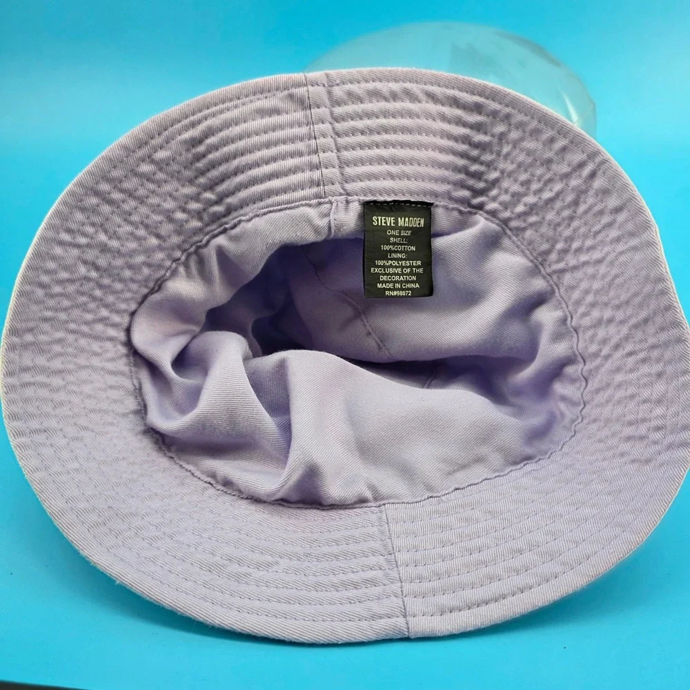Steve Madden Purple‎ Tie Dye Bucket Hat Cotton One Size Festival Summer